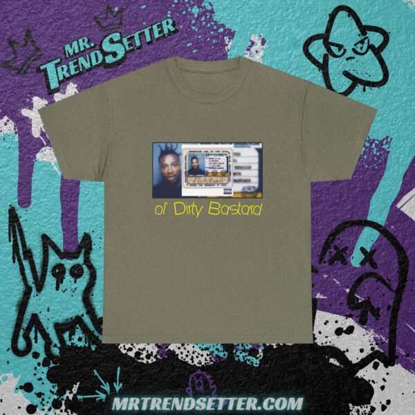 Old Dirty Bastard Hip Hop Legend Wu-Tang Clan Custom Retro Graphic Design T-Shirt - Image 6