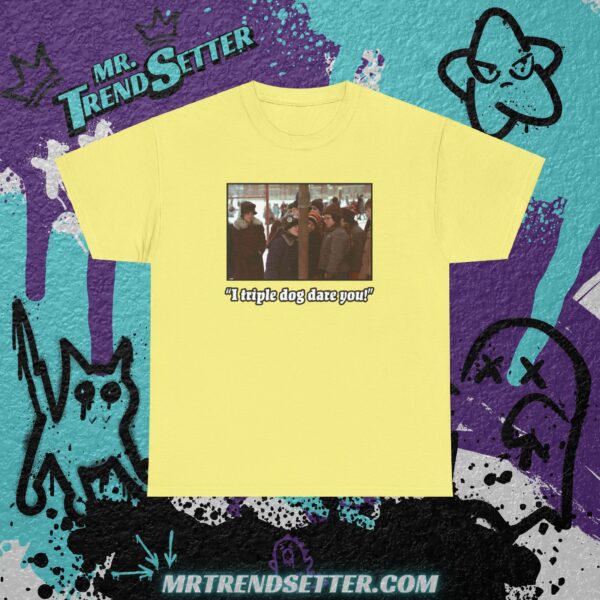 A Christmas Story - I Triple Dog Dare You! - Custom Graphic Movie Theme T-Shirt - Image 7