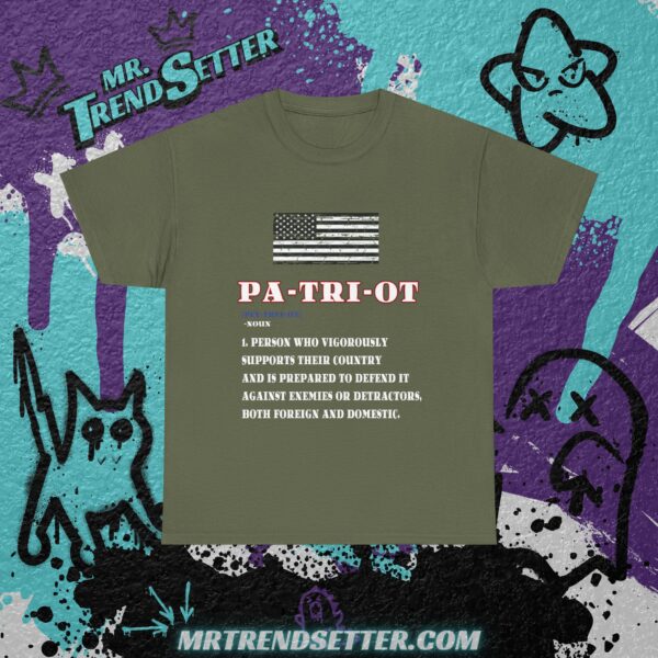 What is a Patriot? American Freedom USA Patriotic Custom Design T-Shirt - Image 3