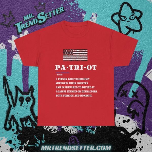 What is a Patriot? American Freedom USA Patriotic Custom Design T-Shirt - Image 5