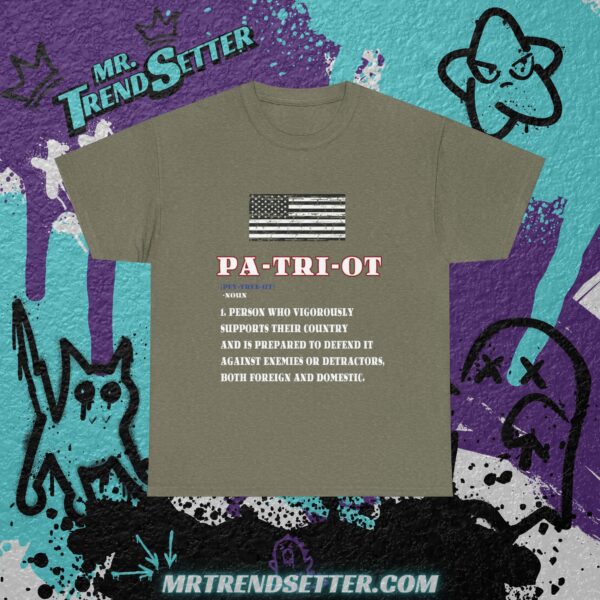 What is a Patriot? American Freedom USA Patriotic Custom Design T-Shirt - Image 7