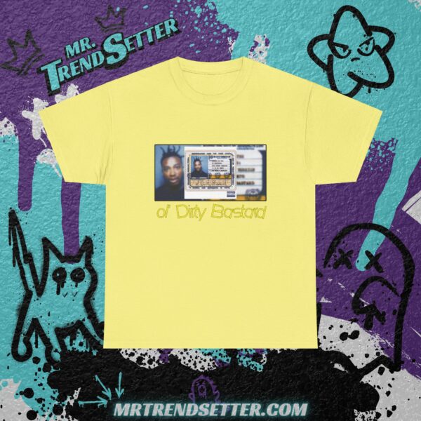 Old Dirty Bastard Hip Hop Legend Wu-Tang Clan Custom Retro Graphic Design T-Shirt - Image 5
