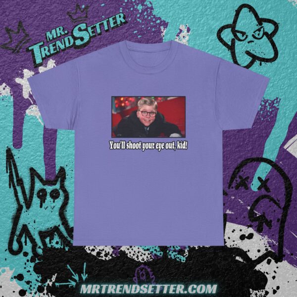 You'll shoot your eye out Kid - A Christmas Story Custom Graphic Movie Theme T-Shirt - Image 9