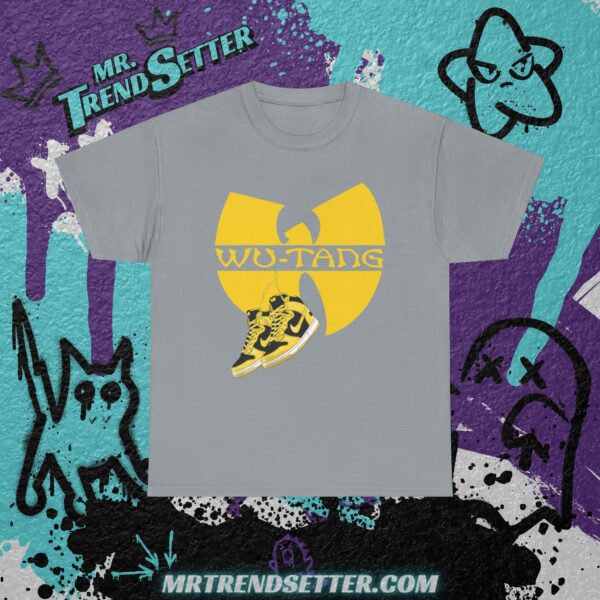 Wu-Tang Retro X Retro Jordan 1 Sneakerhead Mash 90's Retro Custom Graphics T-Shirt - Image 7