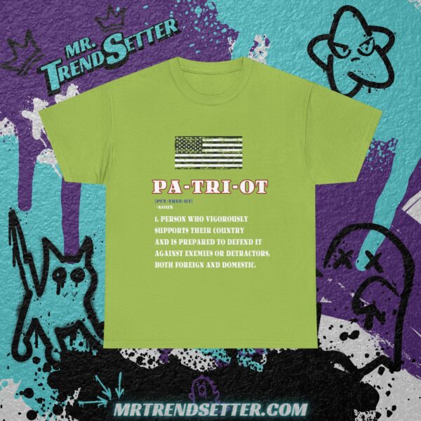 What is a Patriot? American Freedom USA Patriotic Custom Design T-Shirt - Image 8