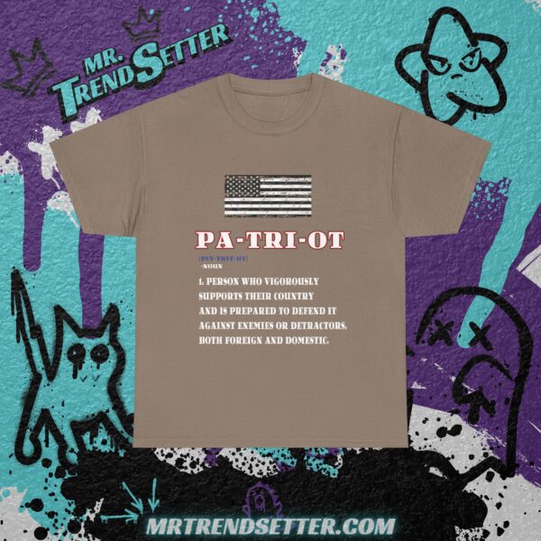 What is a Patriot? American Freedom USA Patriotic Custom Design T-Shirt - Image 2