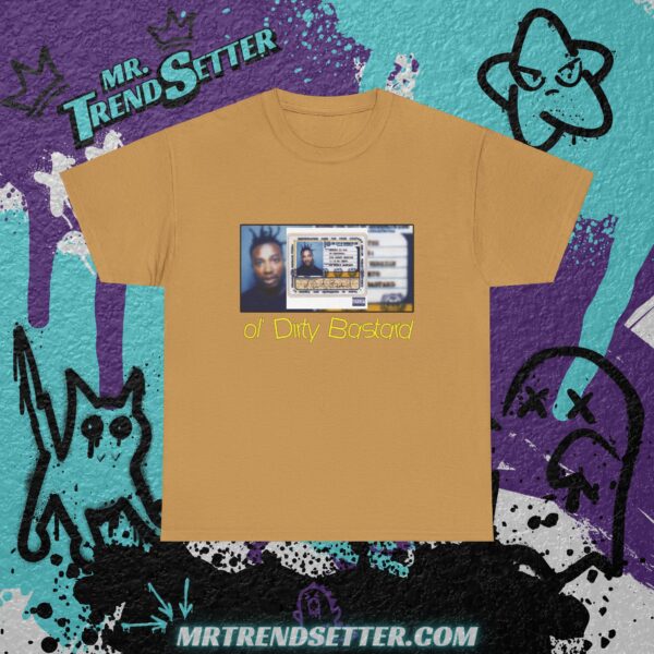 Old Dirty Bastard Hip Hop Legend Wu-Tang Clan Custom Retro Graphic Design T-Shirt - Image 4