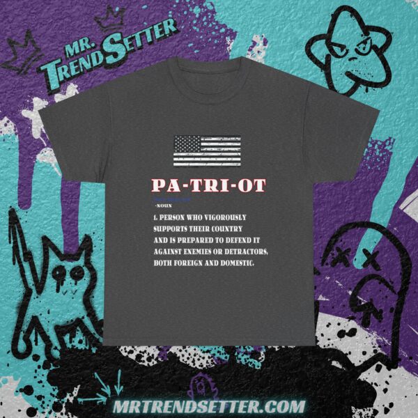 What is a Patriot? American Freedom USA Patriotic Custom Design T-Shirt - Image 9