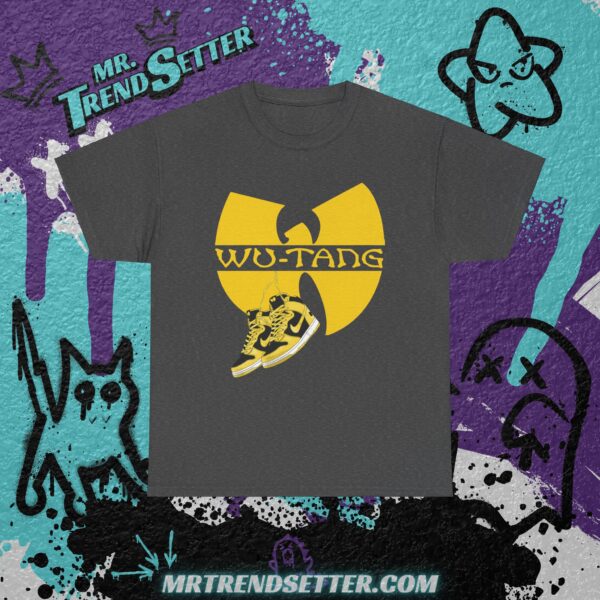 Wu-Tang Retro X Retro Jordan 1 Sneakerhead Mash 90's Retro Custom Graphics T-Shirt - Image 8