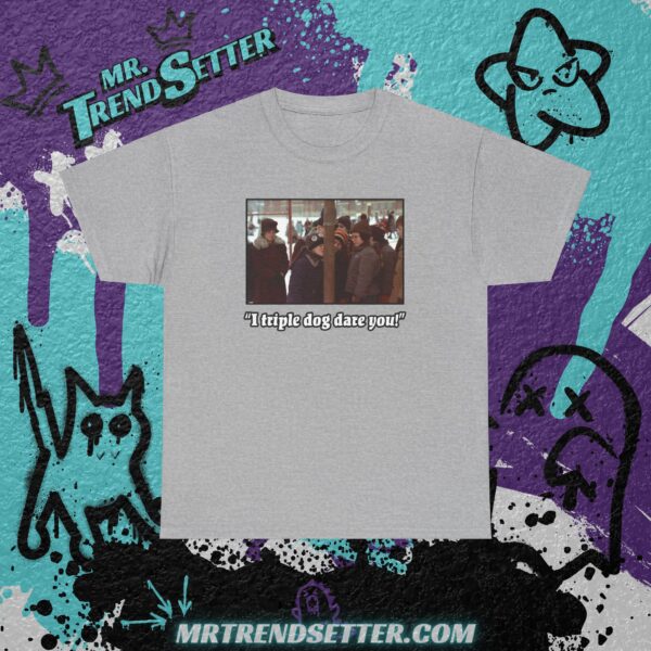 A Christmas Story - I Triple Dog Dare You! - Custom Graphic Movie Theme T-Shirt - Image 6
