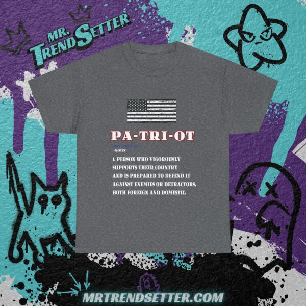 What is a Patriot? American Freedom USA Patriotic Custom Design T-Shirt - Image 4