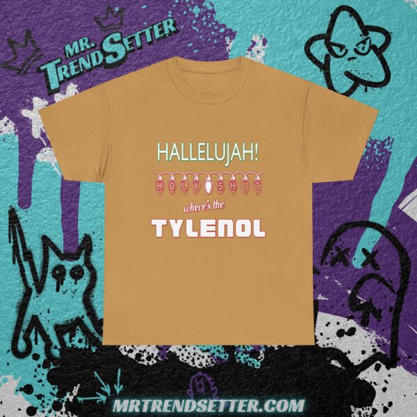 National Lampoons Christmas Vacation Hallelujah! Holy Shit Where's the Tylenol Custom Graphic Movie Theme T-Shirt - Image 6
