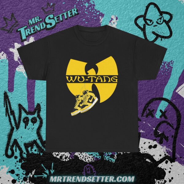 Wu-Tang Retro X Retro Jordan 1 Sneakerhead Mash 90's Retro Custom Graphics T-Shirt