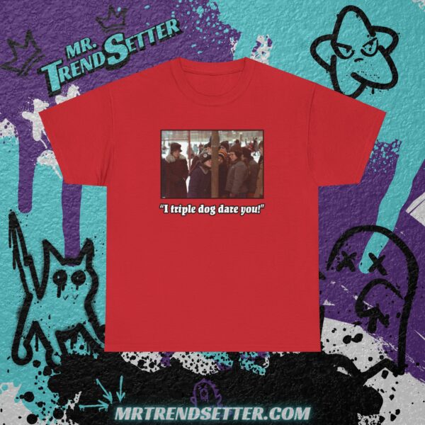 A Christmas Story - I Triple Dog Dare You! - Custom Graphic Movie Theme T-Shirt - Image 3