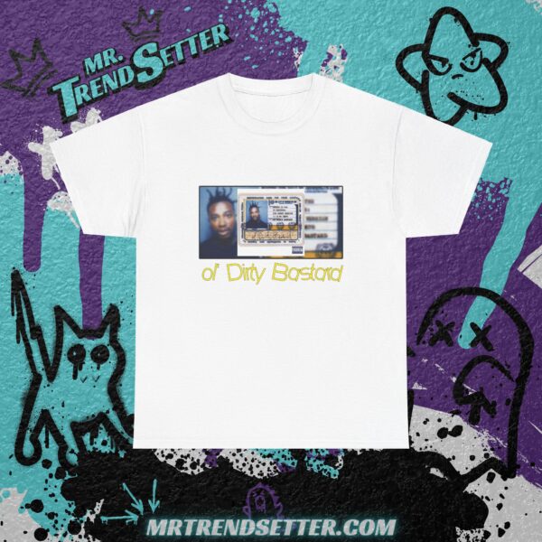 Old Dirty Bastard Hip Hop Legend Wu-Tang Clan Custom Retro Graphic Design T-Shirt - Image 2