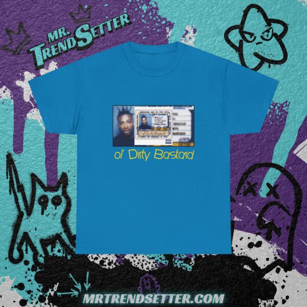 Old Dirty Bastard Hip Hop Legend Wu-Tang Clan Custom Retro Graphic Design T-Shirt - Image 10
